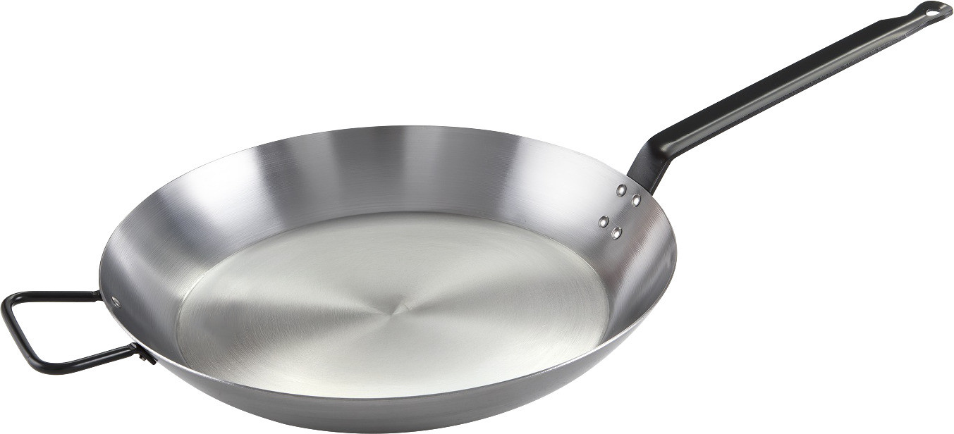 Eisenpfanne, schwer, flach Ø 36cm